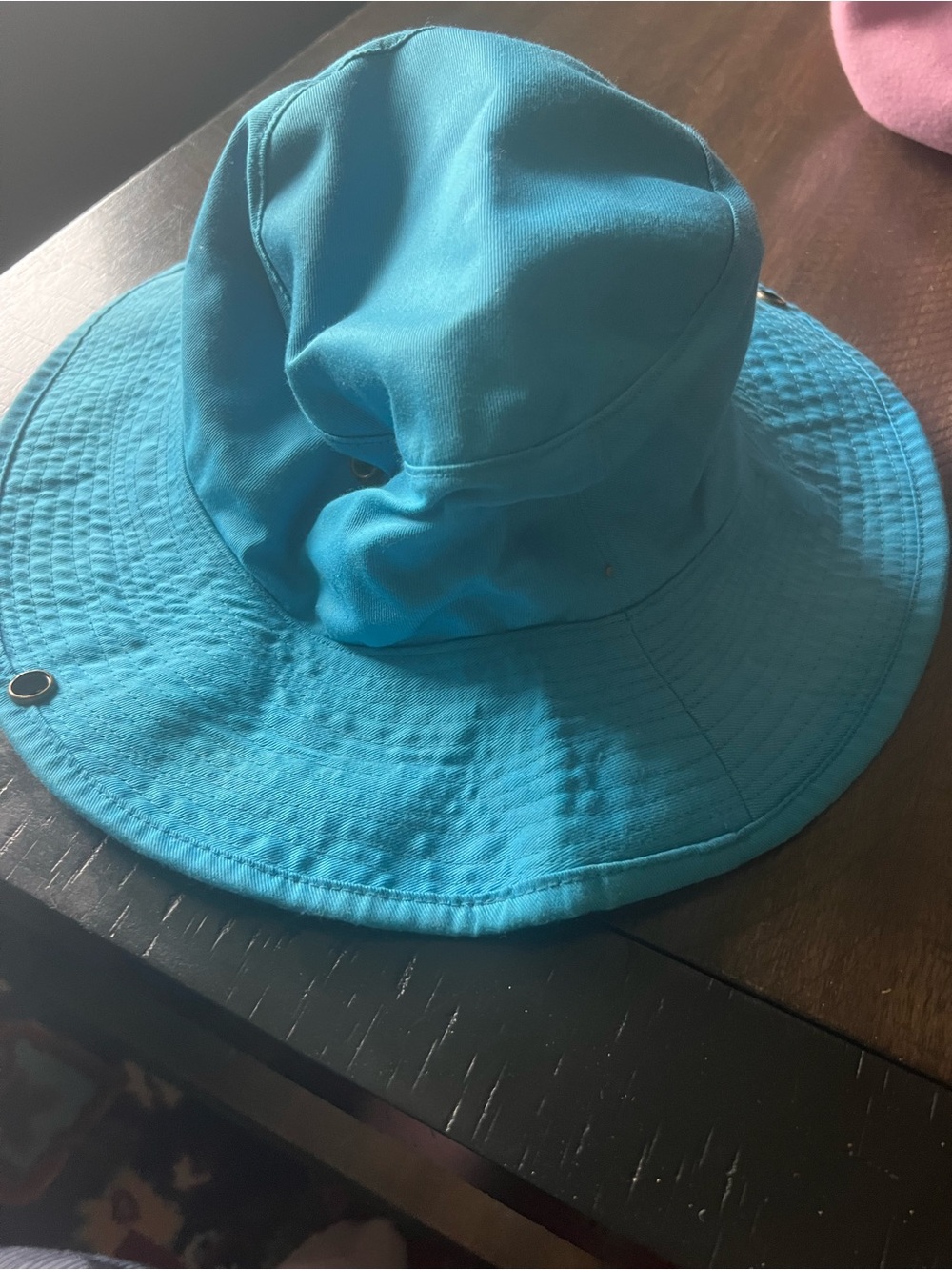 Unbranded Turquoise Men's Bucket Hat - Sun Protection Imperial Costa Rica logo
